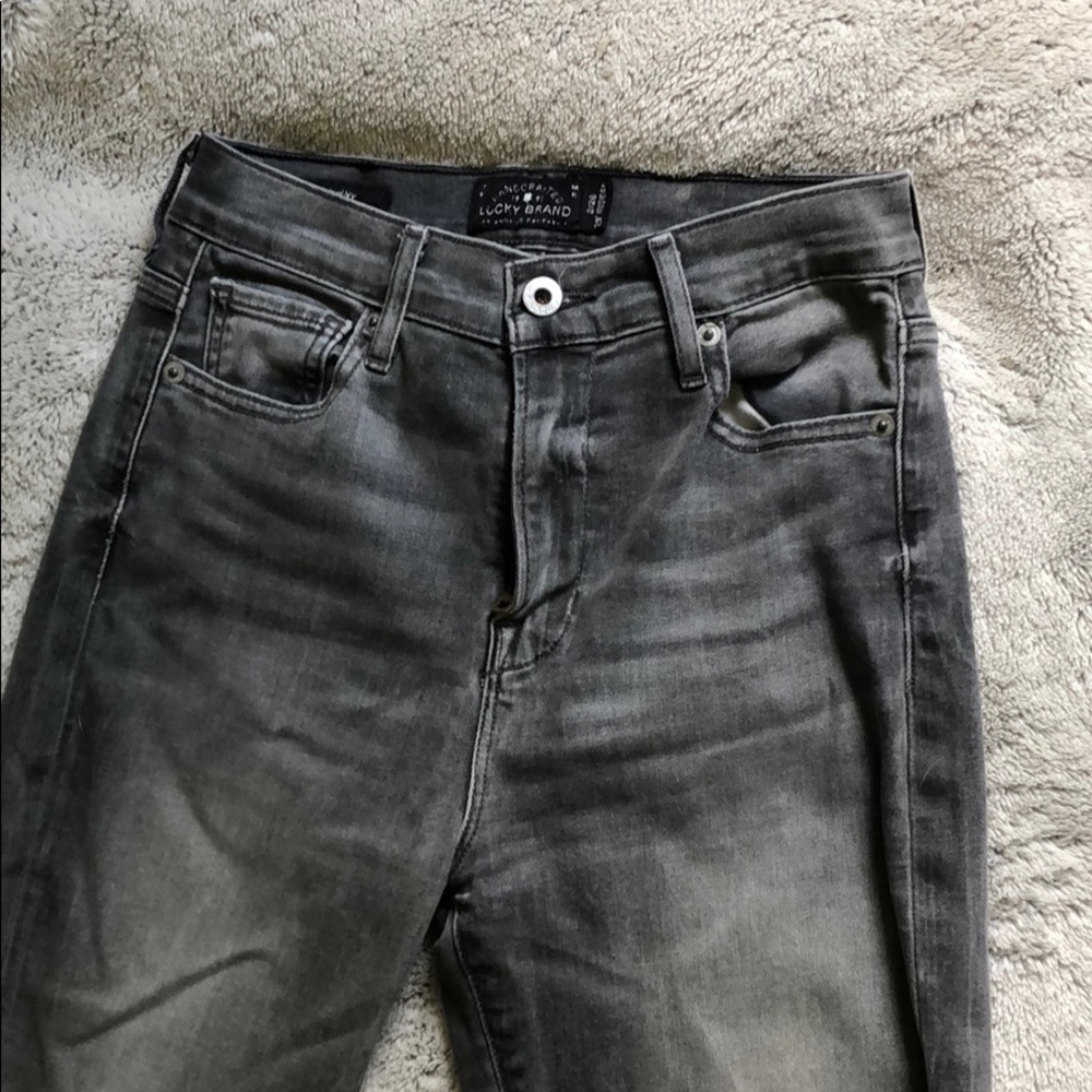 Lucky Brand Grey skinny jeans